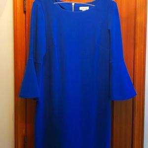Blue Calvin Klein dress